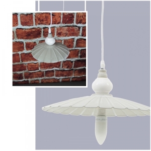 Lustr plochá květina průměr 33cm