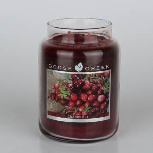 Luxusní aromatická svíčka ve skle brusinka