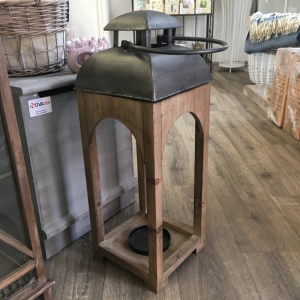 Luxusní dřevěná interiérová lucerna 65 cm