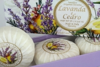 Luxusní italské mýdlo levandule a cedr 3x100g