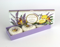 Luxusní italské mýdlo levandule a cedr 3x100g