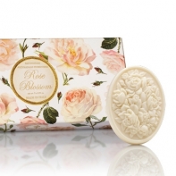 Luxusní italské mýdlo růžové květy 3x125g 