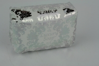 Luxusní italské mýdlo stříbrný ornament 200g