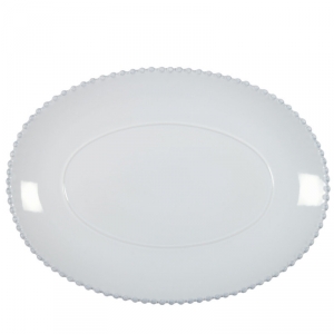 Luxusní keramický tác oválný Pearl 50cm
