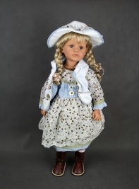 Luxusní panenka Hannah 70cm - vinyl