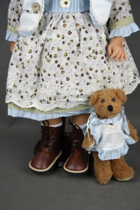 Luxusní panenka Hannah 70cm - vinyl