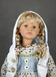 Luxusní panenka Hannah 70cm - vinyl