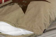 Luxusní polštář s výplní Gold star 45x45cm 