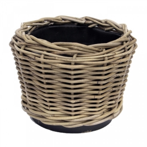 Luxusní proutěný květináč malý