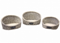 Luxusní proutěný pelíšek pro psa 58x32x50cm