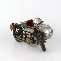 Luxusní retro model motorka se sajdkárou 35cm