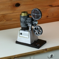 Luxusní retro pokladnička promítačka 23x17 cm