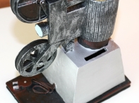 Luxusní retro pokladnička promítačka 23x17 cm