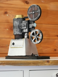 Luxusní retro pokladnička promítačka 23x17 cm