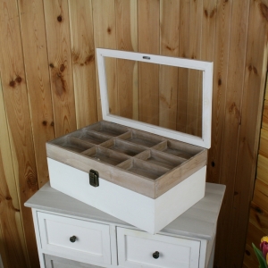 Luxusní šperkovnice dřevěná 43x25x18cm