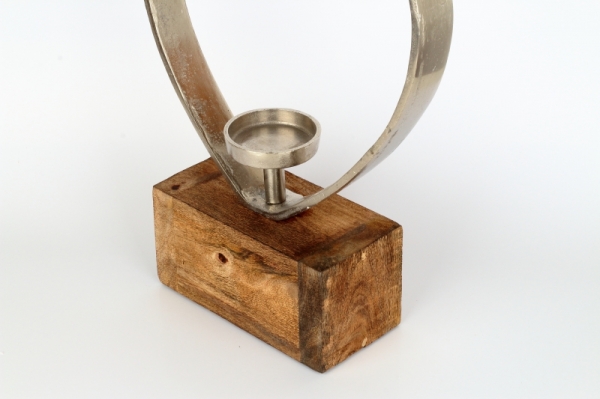 Luxusní svícen srdce 41cm