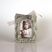 Malý fotorámeček stříbrný 10x12cm
