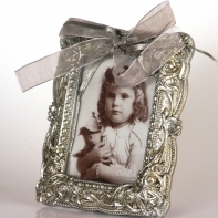 Malý fotorámeček stříbrný 10x12cm