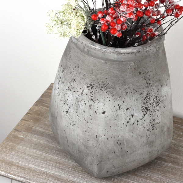 Masivní kameninová váza 36cm