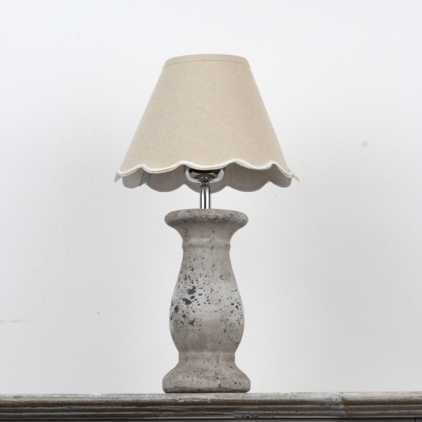 Masivní kameninový podstavec lampy 33cm