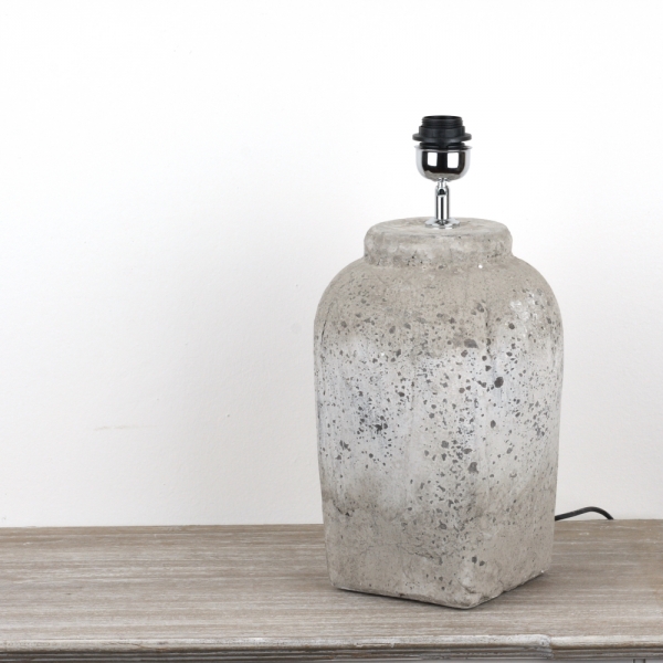 Masivní kameninový podstavec lampy 47cm