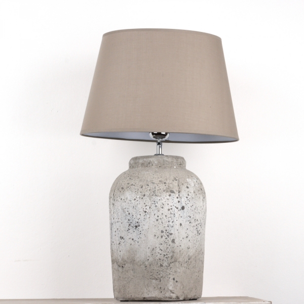 Masivní kameninový podstavec lampy 47cm