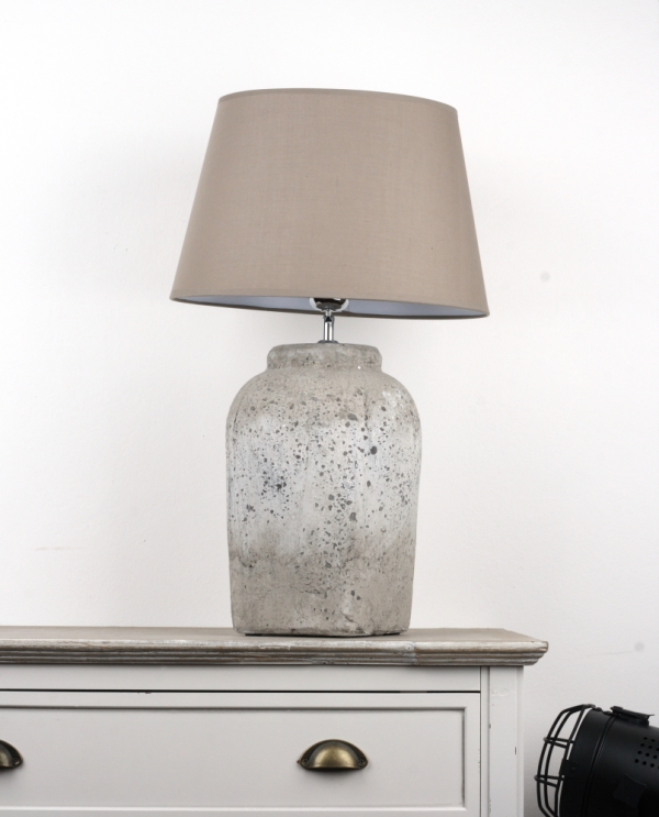 Masivní kameninový podstavec lampy 47cm