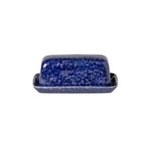 Máslenka ABBEY modrá 19 x 10 x 8 cm keramická