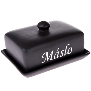 Máslenka černá 16,5x12x9cm