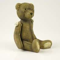 Medvěd retro 12.5x8.5x9 cm hnědý