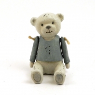 Medvídek retro 13x9,5x8cm s ohebnými ručkami 7cm on