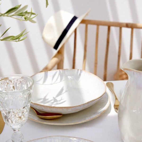 Mělký talíř 26cm BRISA bílá