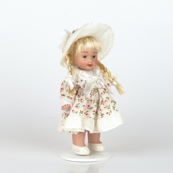 Mini panenka porcelán 12 cm