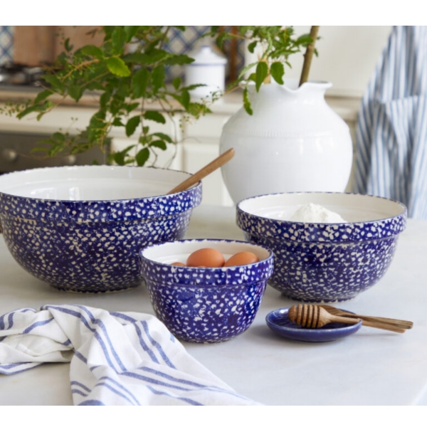 Mísa velká ABBEY modro-bílá průměr 31 cm objem 6,24 l keramická