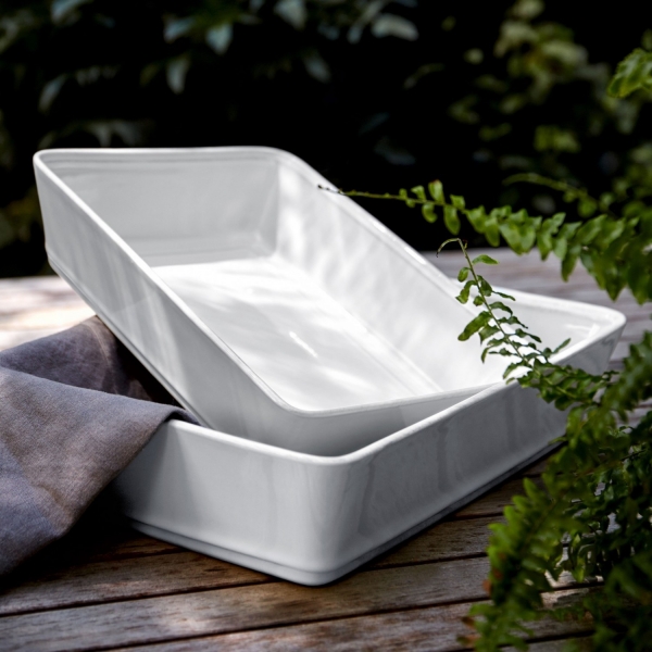 Mísa zapékací bílá FRISO 35x27cm