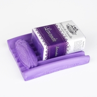 Miska na mýdlo + mýdlo Levandule 100g