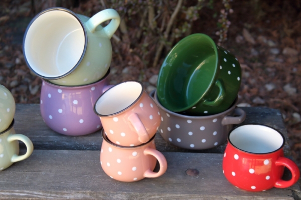 Miska na polévku s puntíky 560ml