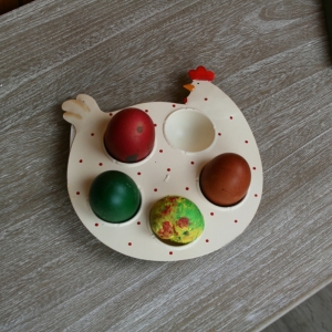 Miska na vajíčka - kohout 18x18x2cm