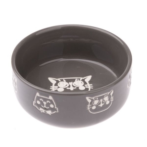 Miska pro kočku hnědá 300ml