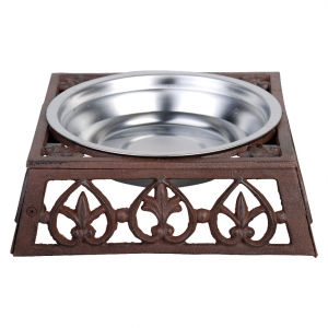 Miska pro psa litinová 23x23x9cm