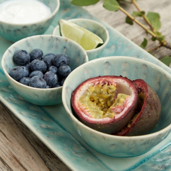 Mistička na máslo 7cm MADEIRA modrá