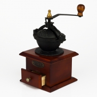 Mlýnek na kávu dřevo-litina