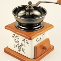 Mlýnek na kávu porcelánový  dek1380