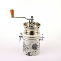 Mlýnek na kávu porcelánový kulatý 1381