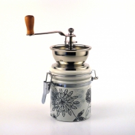 Mlýnek na kávu porcelánový kulatý 1381