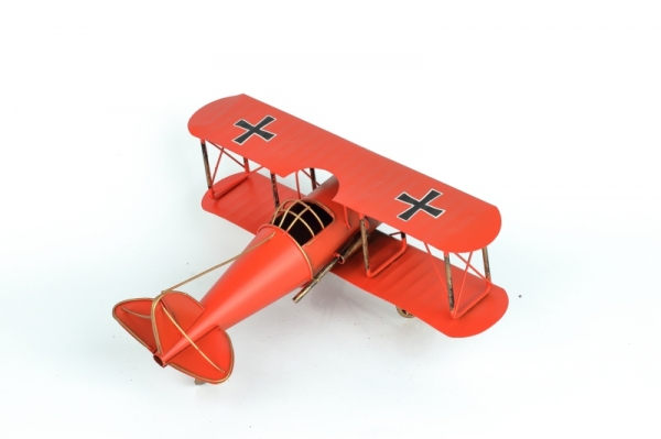 Model červeného letadla 27x30cm