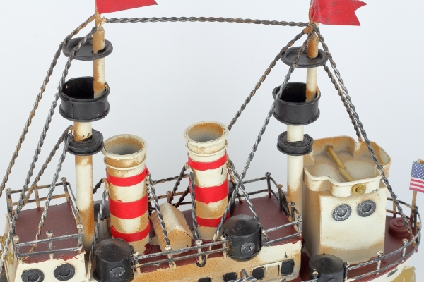 Model lodi parník USA 34cm kov