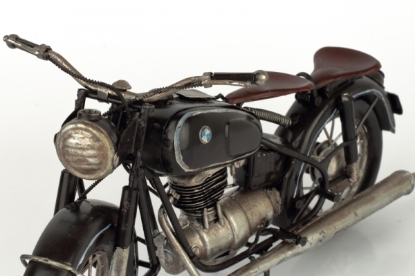 Model motorky černý plech 28cm