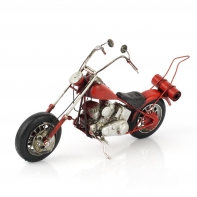 Model motorky červený Chopper 30cm