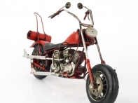 Model motorky červený Chopper 30cm